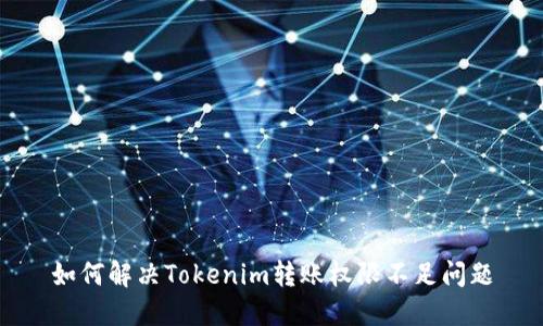 如何解决Tokenim转账权限不足问题