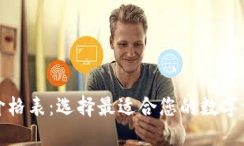 数字币钱包价格表：选择最适合您的数字资产管理工具