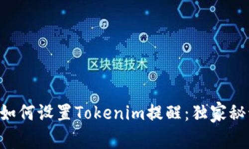 专家教你如何设置Tokenim提醒：独家秘诀大公开！
