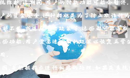 数字钱包暂停付款功能意味着用户在使用该平台进行在线支付或转账时，暂时无法完成相关交易。这种情况可能由多种原因引起，例如：

1. **系统维护**：为了提高安全性和用户体验，数字钱包平台可能会定期进行系统维护。这期间，用户的付款功能可能会暂停。

2. **安全原因**：如果检测到异常交易活动，平台可能会暂停付款功能以保护用户的资金安全。这种措施是为了防止欺诈行为或未经授权的交易。

3. **账户问题**：用户的账户可能存在某些问题，例如未完成的身份验证、账户余额不足、或违反平台政策等。这些都可能导致付款功能被暂停。

4. **政策更新**：有时，平台可能会更新其使用条款或付款政策，导致暂时关闭某些功能，用户需要适应新的政策以恢复正常使用。

5. **技术故障**：如果出现技术故障或系统错误，也可能导致付款功能暂时不可用。

在遇到数字钱包暂停付款功能的情况时，用户通常可以通过联系客服了解具体原因，并根据指示进行相应的处理。如果是系统维护，用户通常只需要耐心等待即可；如果是账户问题，则需要按照系统提示解决。