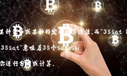 要计算“tokenim35sat b”的值，我们需要具体了解这个表达式的含义。你提到的“tokenim”可能是指某种代币或某种特定的计算方法，而“35sat b”可能在某些特定的上下文中有其独特的含义，但在没有更多背景信息的情况下很难给予准确的答案。

在比特币领域，