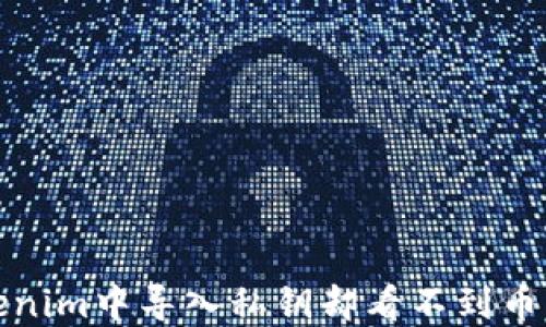 
如何在Tokenim中导入私钥却看不到币的解决方案